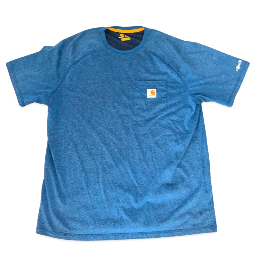 Carhartt Relaxed Fit Light Blue T-Shirt: Adult XL: GUC: Men’s Outdoor Wear